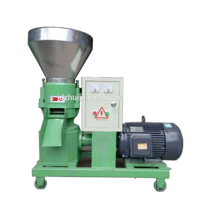 Chicken/cow/pig flat die feed pellet machine/pellet making machine HJ-N200B